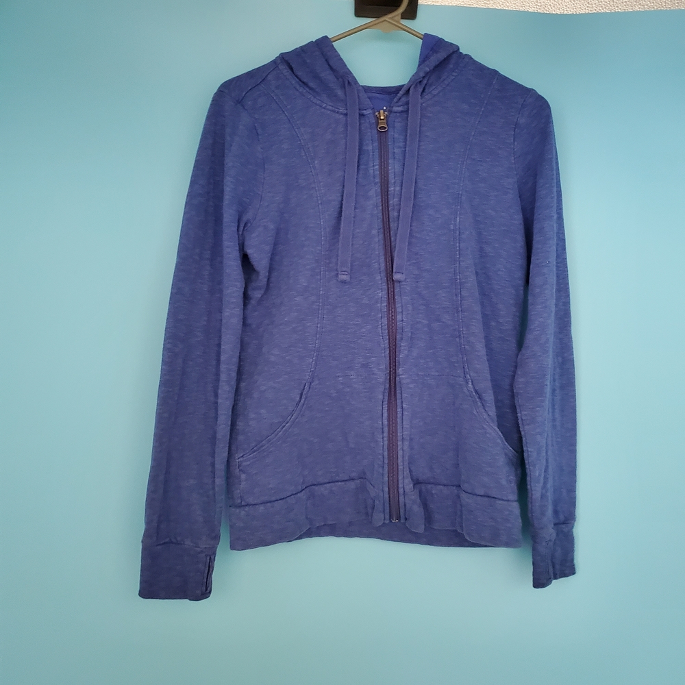 GAP Size Small Blue Hooded Zip Up Jacket